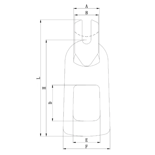 Technical drawing of a G80 Lifting Clutch with labeled dimensions.