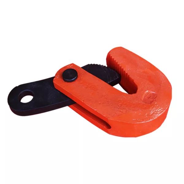 Red pipe cutter and Sheet Lifting Clamp ZHHC-L Type on a white background.