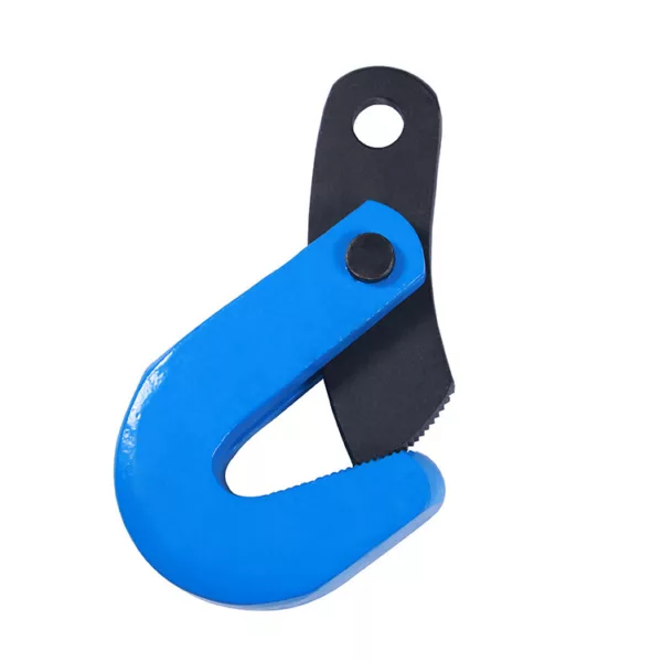 Blue and black Sheet Lifting Clamp ZHHC-L Type on a white background.