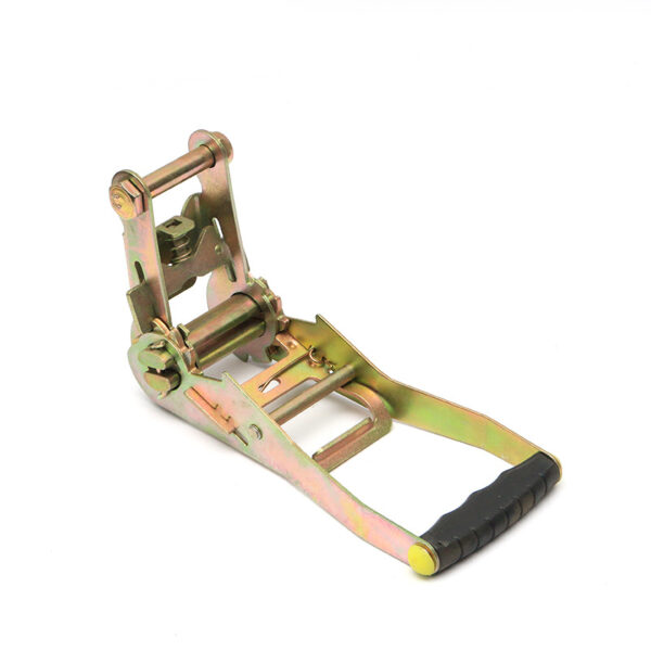 A 1.5" Plastic Handle Ratchet Buckle, 3T, is shown on a white background.