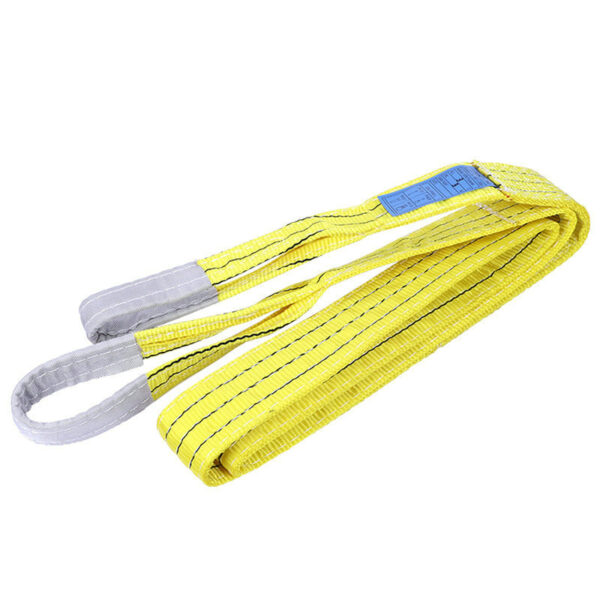 3 Ton Yellow Webbing Sling with Reinforced End Loops.