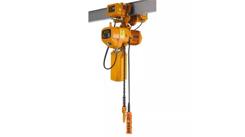 an electric chain hoist