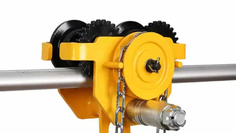 trolley mounted chain hoist