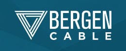 Bergen Cable logo: white geometric triangle and company name on a teal background, representing a top wire rope manufacturer.