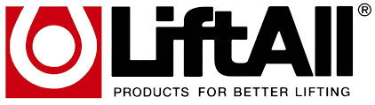 Lift-All logo: red and white design with "Products for Better Lifting," a leading manufacturer in the industry.