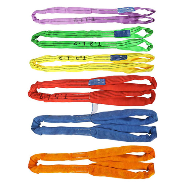 Manufacturer high quality heavy duty 1-24 ton lifting Webbing capacity 100% polyester sling belt