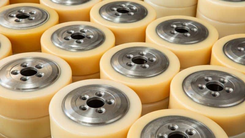 a stack of Polyurethane Wheels