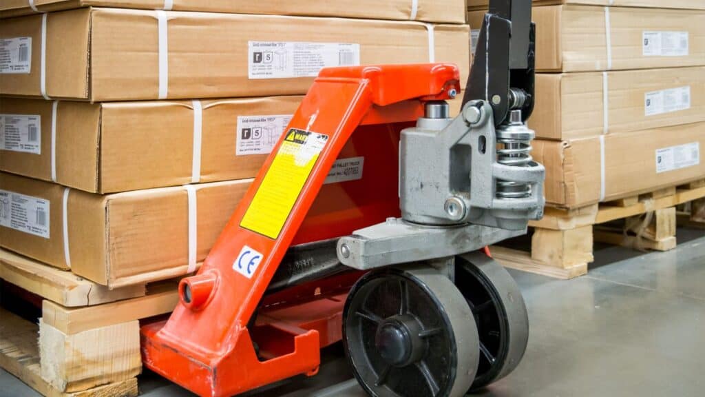 a warehouse lifting device showing the selection standards