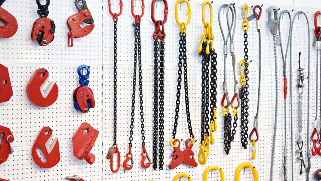 wire rope hoist, chain hoist and hook